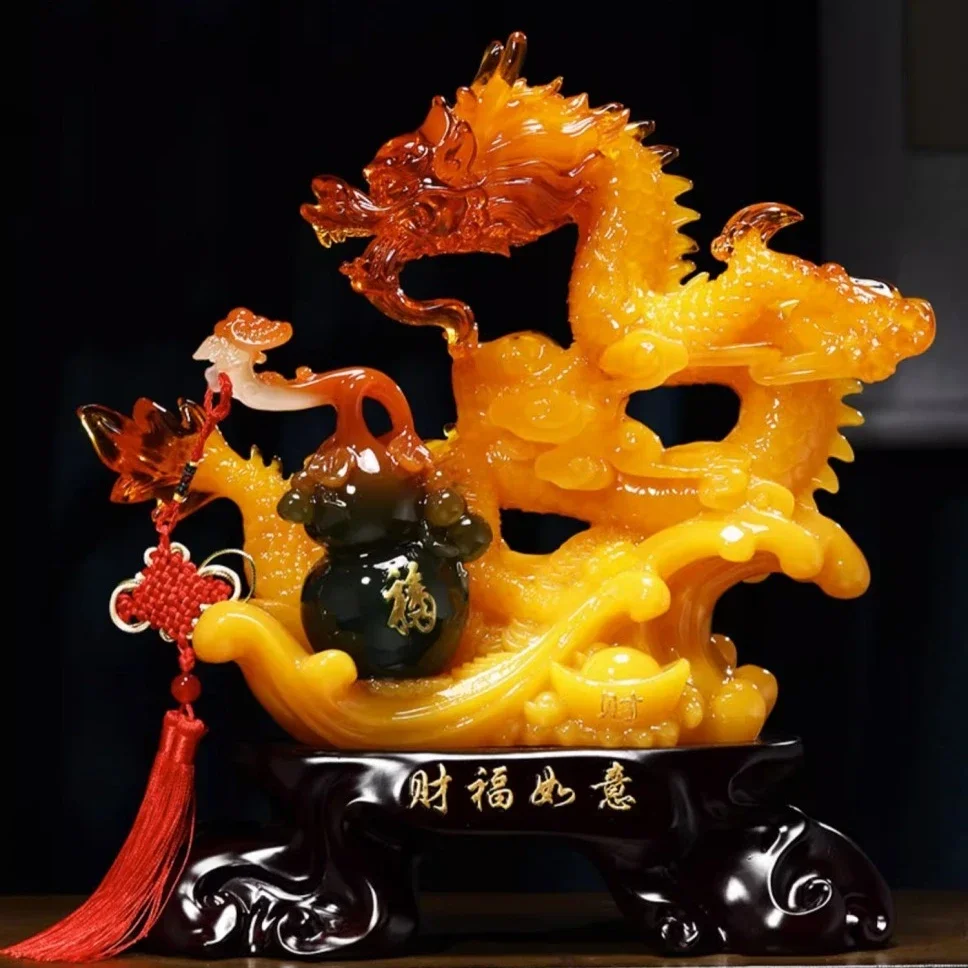 

Attract Wealth and Prosperity Dragon Ornaments Home Furnishings Living Rooms Foyer Decorations Housewarming Opening Gifts