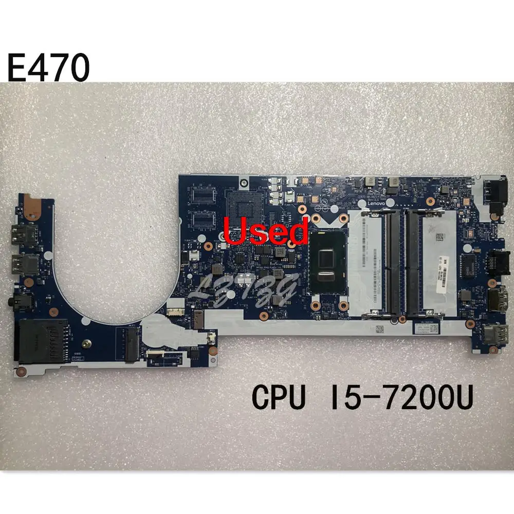 Used For Lenovo ThinkPad E470 Integrated Graphics Card Laptop Mainboard I5 7200 FRU 01YT084