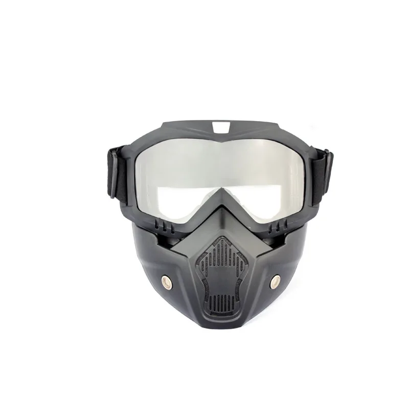 Maschera Tattica Full Face Per Paintball E Airsoft, Sinairsoft, Nera, Taglia M, Antiappannamento - Foto 3