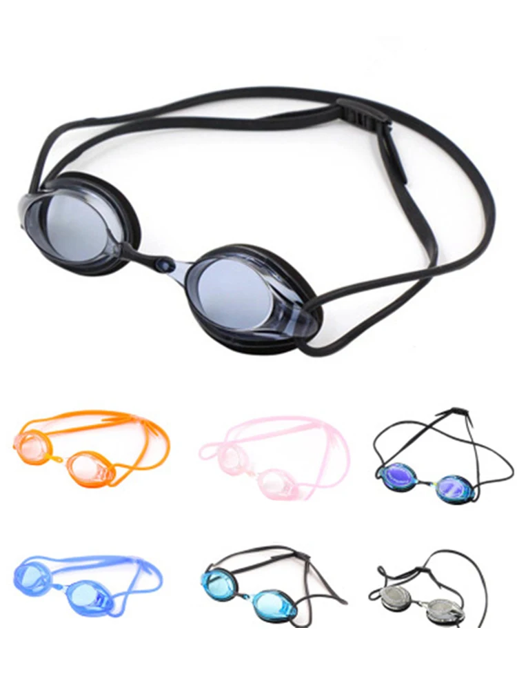 Professional Waterproof Adult Anti-fog UV Protection Lens Men Women Swimming Glasses Lens Adjustable Silicone Swim Goggles