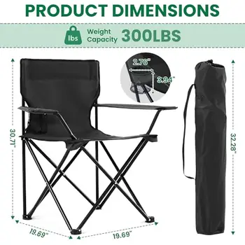 Compact Folding Camping Chairs For Outdoor Use 1