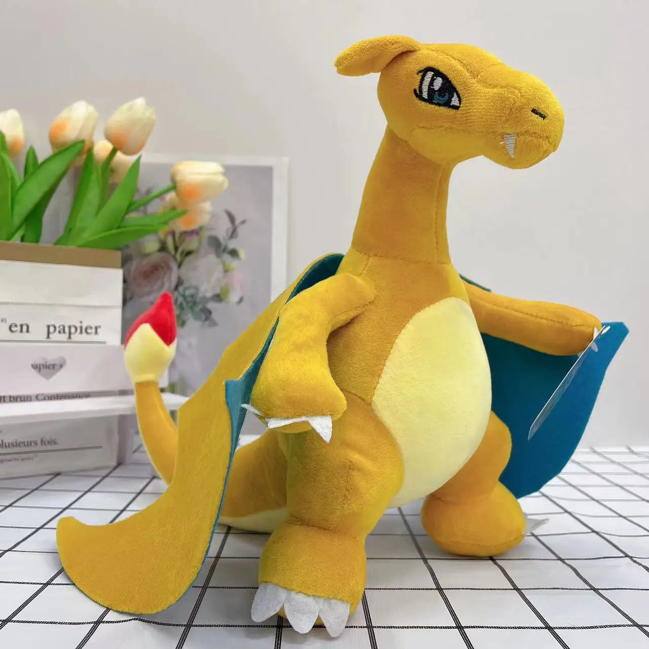 10 Pz/Lotto Pokemon Peluche Mega Charizard 23Cm Peluche Drago Peluche Bambole Giocattolo Per Bambini Regalo Di Compleanno