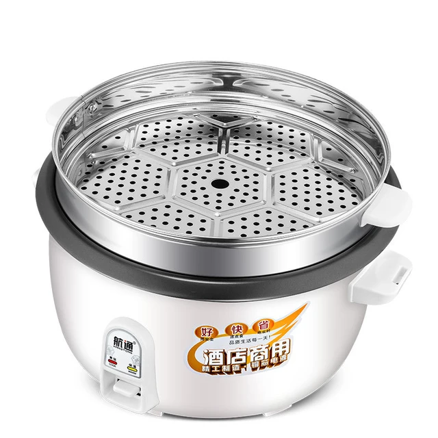 Electric Cooker Rice Cooker Large Capacity 8-28L with Steamer Canteen Hotel  Commercial Hotel Home Old-Fashioned Large Rice Cooker 8-40 People (Size 