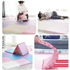 16PCS 30*30cm Sports Gym Mat Protection EVA Leaf Grain Floor Mats Yoga Fitness Non-Slip Splicing Rugs Thicken Shock Room Workout 3