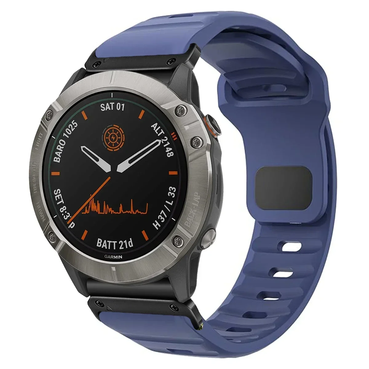 QuickFit Silicone No-Gap Watchband - Versatile 22mm & 26mm Strap