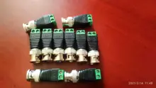 Conectores BNC para cámara AHD, CVI, TVI, CCTV, Coaxial/Cat5/Cat6, Cables, 10 Uds.