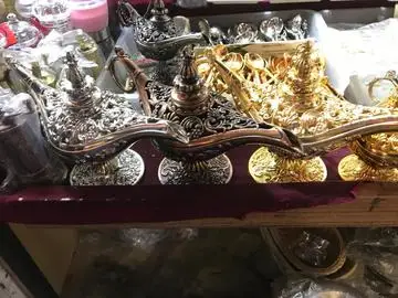 Лампа Алладина красивая коллекция Тибет Аладдина, Джина керосиновая лампа