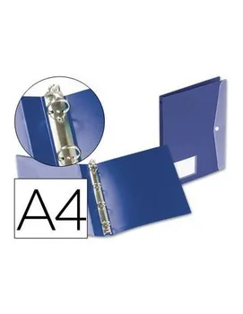 

FOLIO WALLET 4 HOLES 25MM CARTON LINED AND PLASTICIZED BLUE