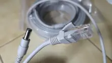 Cable RJ45 camaras de vigilancia con wifi , alimentación de CC, red de Internet Cat5, Cable LAN, conexión IP de POE cámara de vigilancia Ethernet