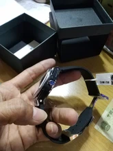 RUIMAS-Reloj de pulsera deportivo para hombre, de cuarzo, con correa de cuero, militar, resistente al agua, 533G