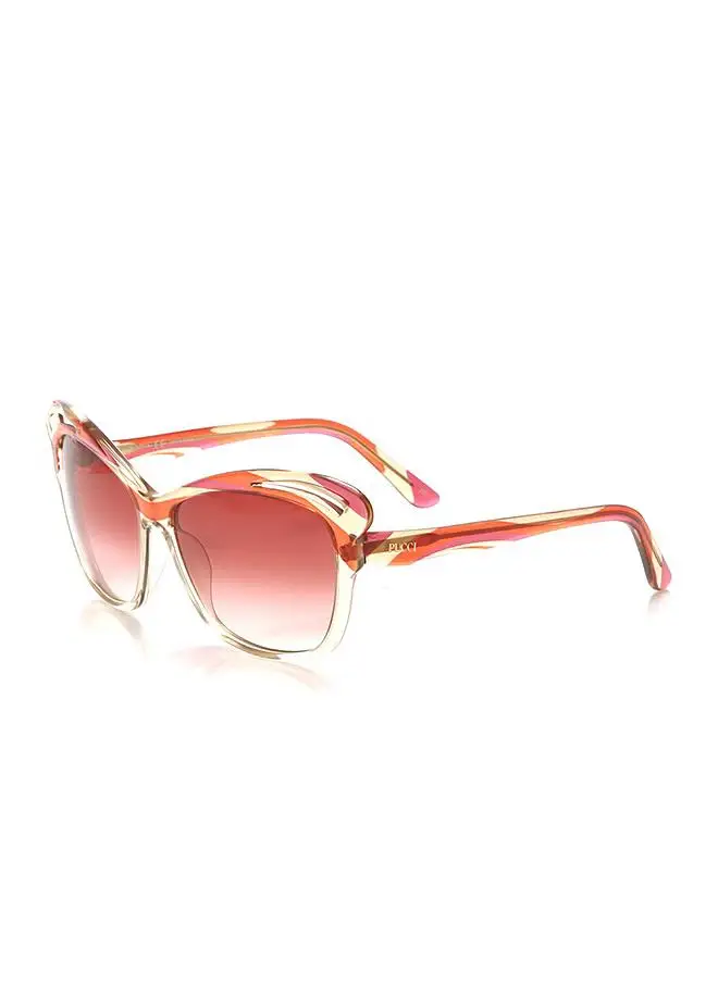 

Women's sunglasses ep 712 692 bone color organic butterfly cat eye 58-15-135 emilio pucci