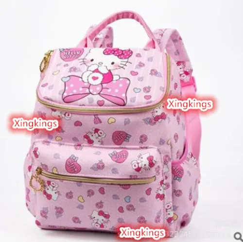 Hello kitty девочка школьная сумка Детский рюкзак сумка XK-3066
