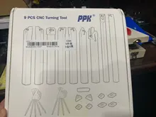 Lathe Turning-Tool-Holder Carbide-Inserts Boring-Bar 12mm Shank with for Operations 9set