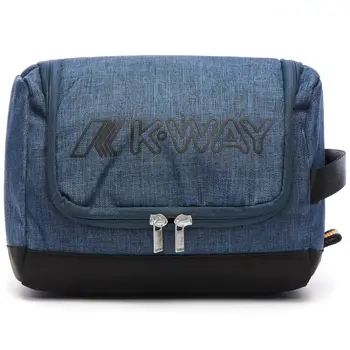 

Pencil Case bag adjustable K-Way K-Teen Woman Woman Man 100% Polyester 15X21.5X11 K8106D6- navy Heather