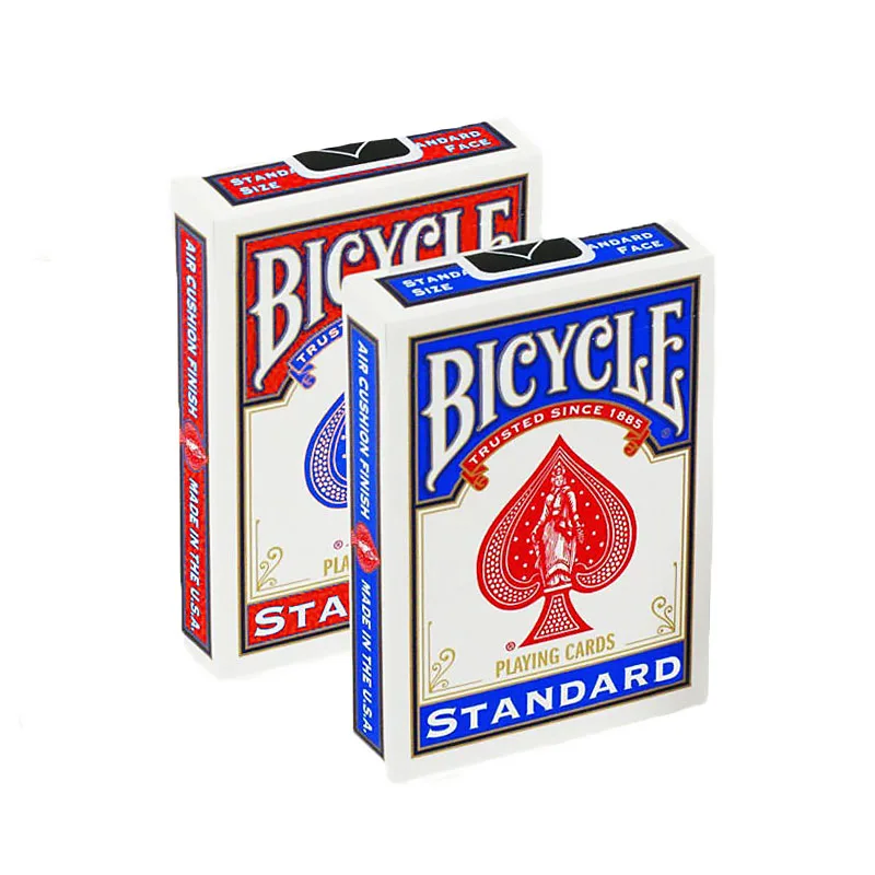 Карты &quotBicycle Blank Back Standard Face red/blue&quot | Спорт и развлечения