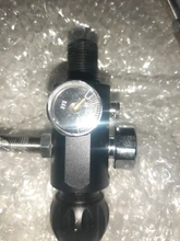 Refill-Adapter Charging-Valve Air-Filling-Station M18x1.5 400bar with 6000psi-Gauge 50cm