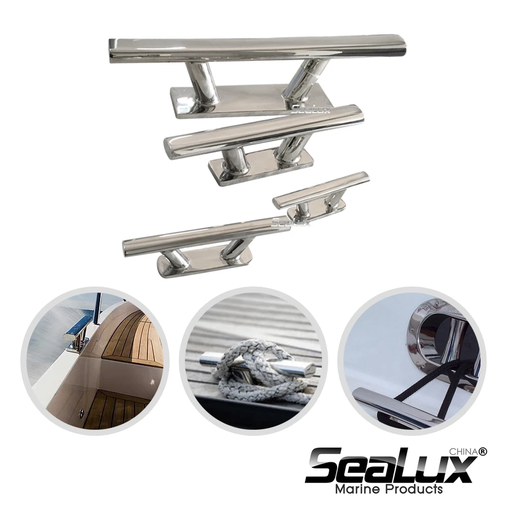 Sealux Oval cleat Extra Large Deluxe морская класса нержавеющая сталь 316 аксессуары для лодок яхт