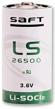

Saft LS26500 3,6 V lithium battery 7.7 ah C [1], coated (verified epitome), batteries, battery, 3v batteries, battery 3.6v, battery