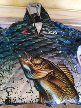 DAIWA-ropa de pesca de camuflaje, camisa de pesca de secado rápido, transpirable, antimosquitos, protector solar, novedad de 2021