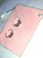 Foxanry-anillos de mariposa de Plata de Ley 925 para mujer, joyería fina Vintage Punk, accesorios para fiesta de cumpleaños, regalos