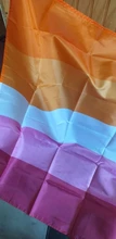 90*150cm LGBT 2019 Bandera de lesbiana para Decoración