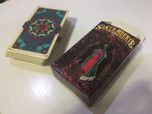 Cartas de Tarot de Santa Muerte, cartas de Tarot, juego de cartas de oráculo