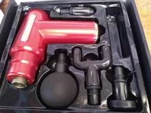 IKeRiShair-pistola de masaje de percusión de tejido profundo, masajeador muscular para alivio del dolor, pistola de Fascia, masajeador corporal eléctrico