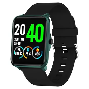 

Smart watch leotec funny green & black-touch screen color 3.3 cm-bt-multisport-pulsometer- oximetro-ip67-