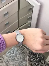 SK-Reloj de pulsera superfino para mujer, de malla plateada, de acero inoxidable, informal, de lujo, 2020