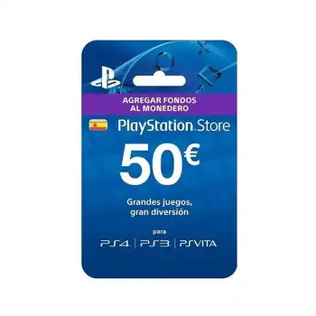 

Sony Card prepaid 50 euros compatible with ps4 - ps3 - psvita
