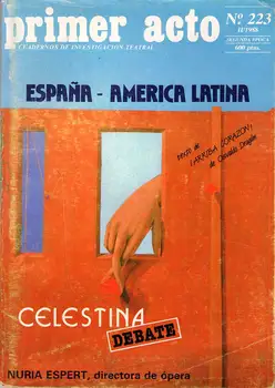 

First Act. Notebooks Research Theatrical N ° 223 + Separata. March-May 1988