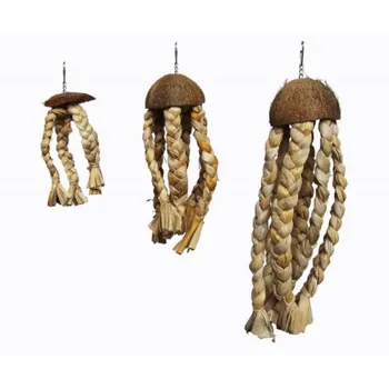 

MEDUSA SUN parrot toy natural and eco-friendly for PARROTS medium size