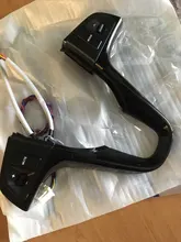 PUFEITE-Botón de volante para Hyundai VERNA SOLARIS, botón de control de música y volumen de audio