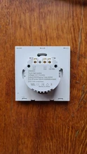 UBARO-Interruptor táctil con Panel de cristal blanco, pulsador estándar europeo de luz Ac230v, 1 Banda, Control único, lámpara de pared