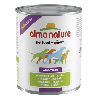 

Almo nature canned food for dogs "menu with Turkey" (daily menu-Turkey) 0,8 kg x 12 PCs