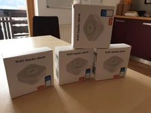 Detectores de humo con Wifi para el hogar, Detector de humo portátil con protección contra incendios, seguridad para el hogar, alarma de humo, Sensor, APP TUYA Smart Home, 1/2/3 Uds.