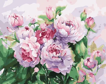 

Painting by numbers GX 34228 freshness of peonies 40*50