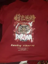 Camisas de manga corta para hombres, camisetas de estilo Hip Hop en algodón, con estampado de la suerte chino, ropa de calle masculina de verano, 2020