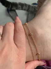 IPARAM-tobillera Bohemian en capas para mujer, tobillera de corazón, pulsera de tobillo para pie, cadena de pierna para mujer 2021