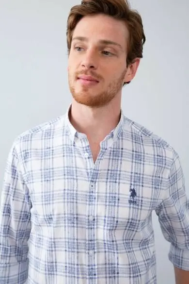 Uss. POLO ASSN. Мужские тканые Gomlek