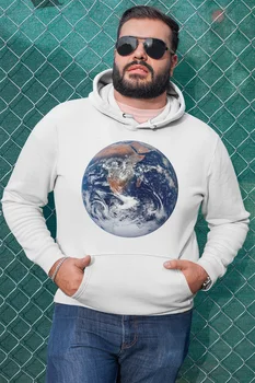 

Angemiel Wear World White Men 'S Hooded Sweatshirt