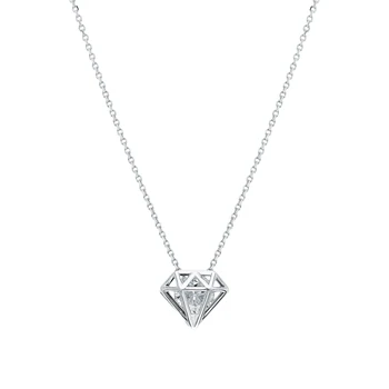 

Silver necklace with cubic zirconia sunlight sample 925