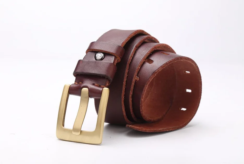 Ремень из натуральной воловьей кожи Bison Denim N71027