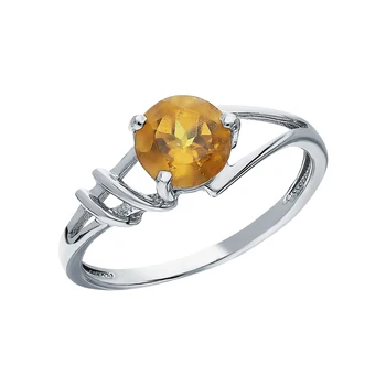 

Silver ring with sultanites sunlight