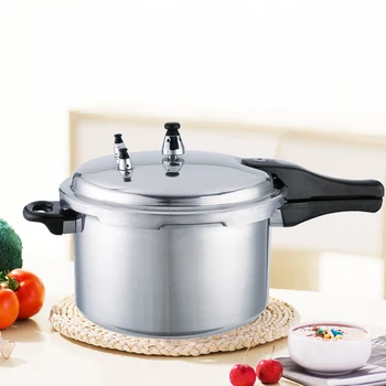 

24cm 7L Kitchen Pressure Cooker Cooking Pot Meats Vegetables Soups Pot Aluminum Pressure Canner Home Household Cookware Tool