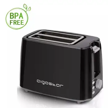 

Dacada2005 Toaster for two slices with 7 tiers roasting, 750 W power, defrosting function and recalentar