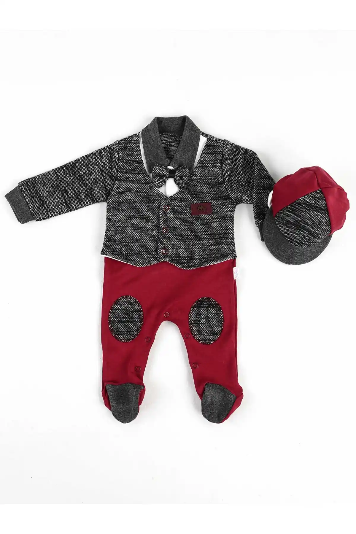 burgundy shirt for baby boy