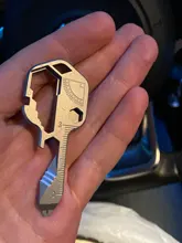 24 En 1 EDC inoxidable Acero Mini multifuncional destornillador en forma de llave ranurado destornilladores de llavero bolsillo herramienta de reparación