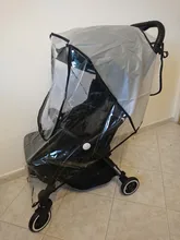 Accesorios para cochecito impermeable cubierta de lluvia transparente de protección contra el viento abierto cremallera impermeable para bebé Cochecitos para niños Rainc