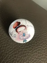 Door-Handle Wardrobe Ceramic Garden Kitchen Nordic-Style Rural Modern Round Brand YINZHURE